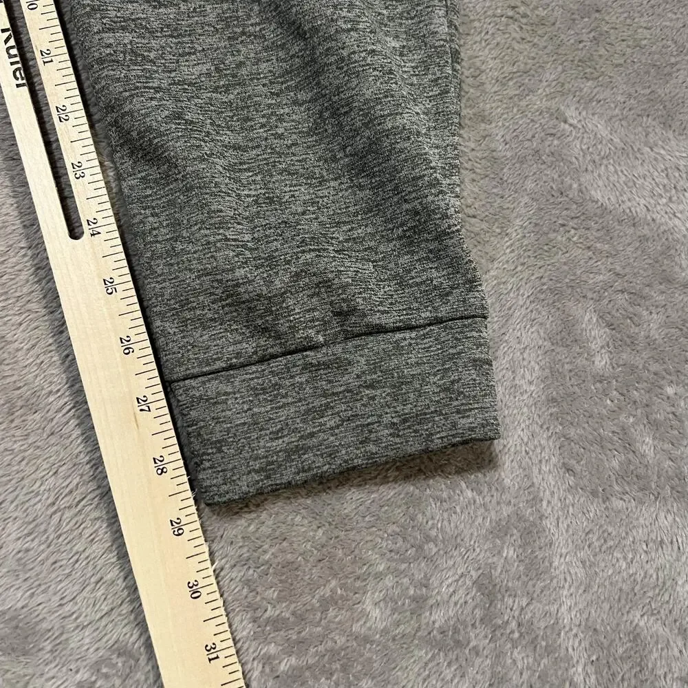 Nike Pants Mens Large Gray Dri-FIT Standard Fit Joggers Fleece Tapered Cuffed